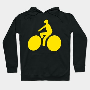 Yellow bicycle Hoodie